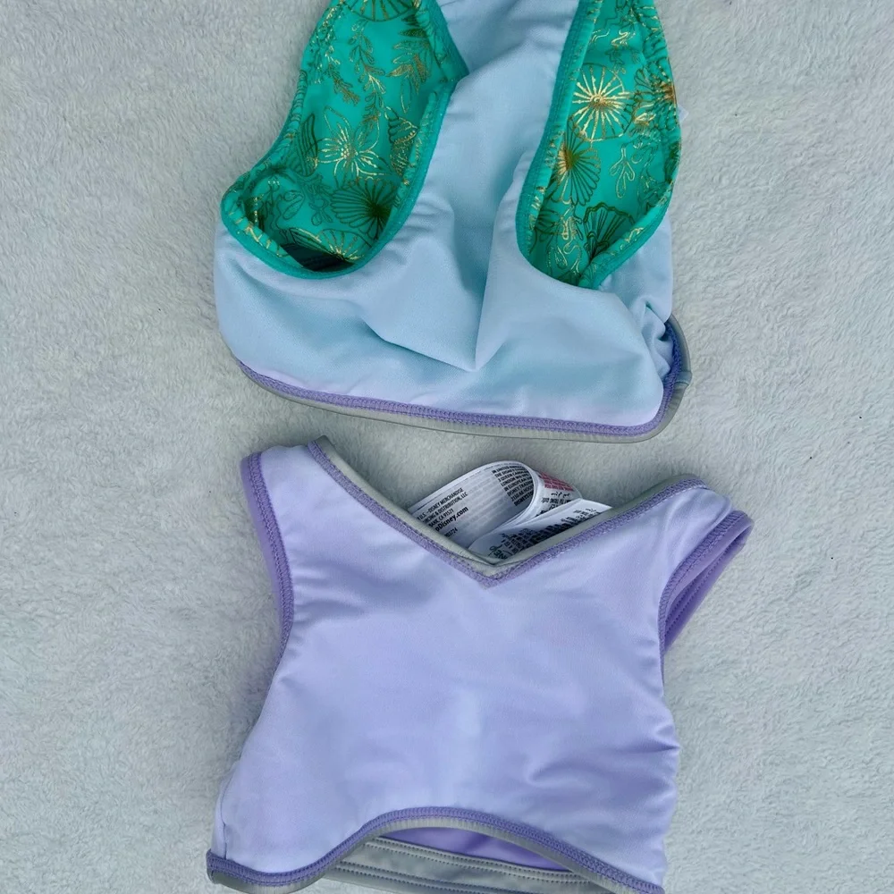 Disney Ariel Swim Suit size 4T Bathing Suit Little Mermaid